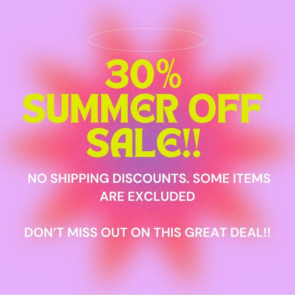 30 Off Summer Sale